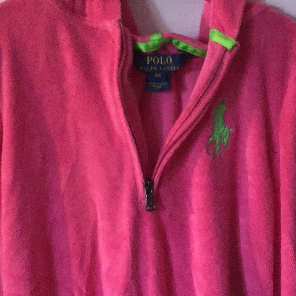 Polo swim hoodie.